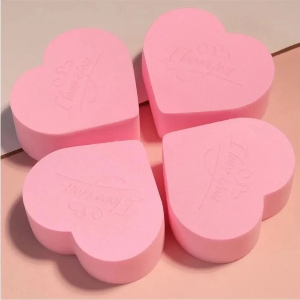 8pcs Valentine's Day Heart Shaped Makeup Sponge